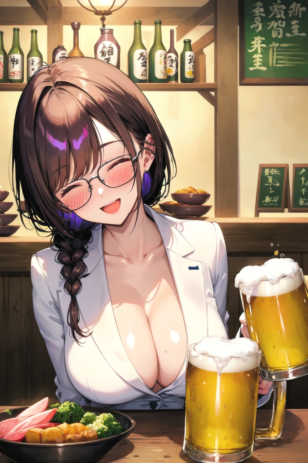 家族には決して見せられない酒癖の悪い忘年会りえさん