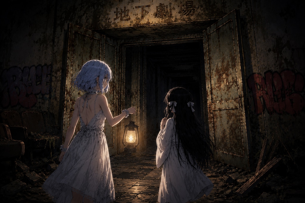 第4話「ナワバリバトル（怪異）」― 地下劇場の巨大な口 ― ストーリーボード