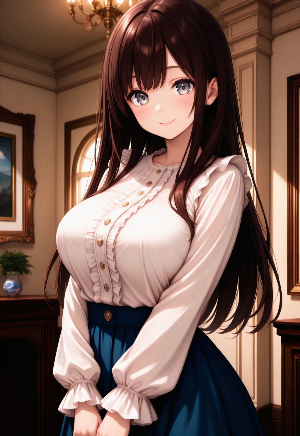 1052（白いブラウス）