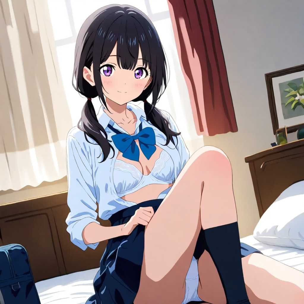 制服の下のむっちりボディ