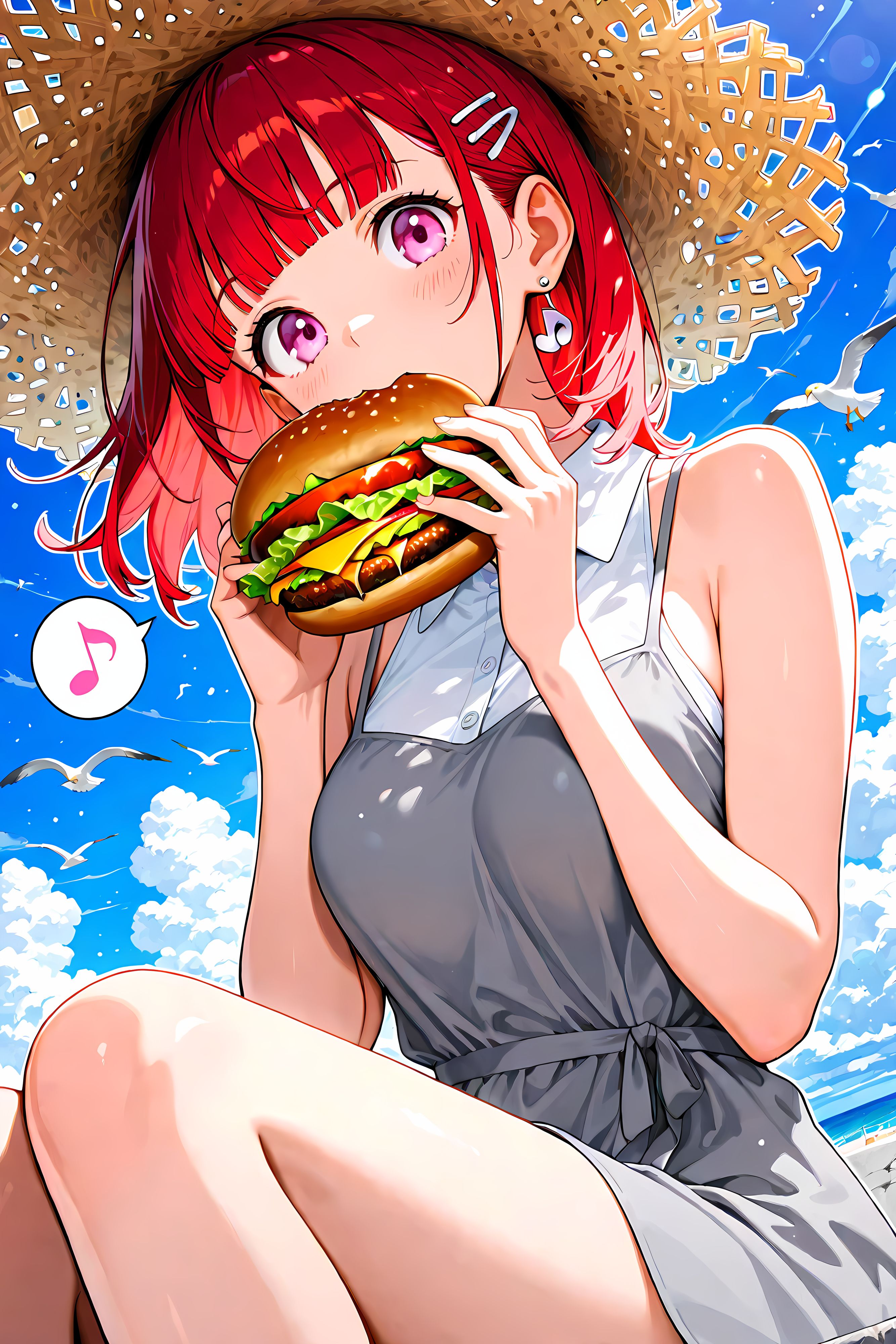 MAOさんとハンバーガー | の人気AIイラスト・グラビア