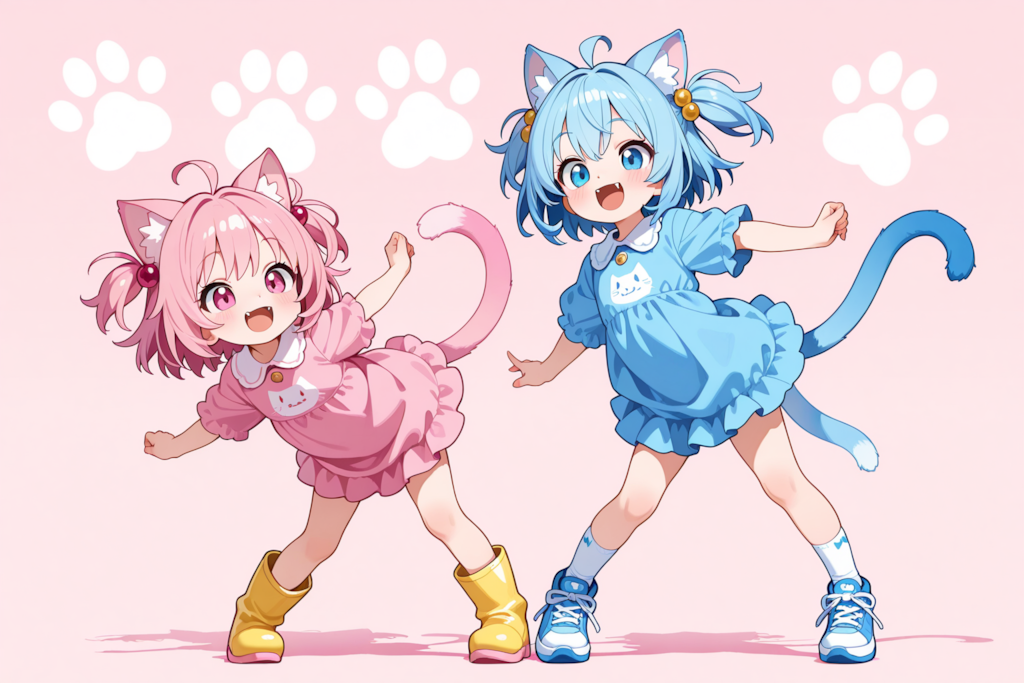 ねこちゃんとまきちゃんは双子だった！？