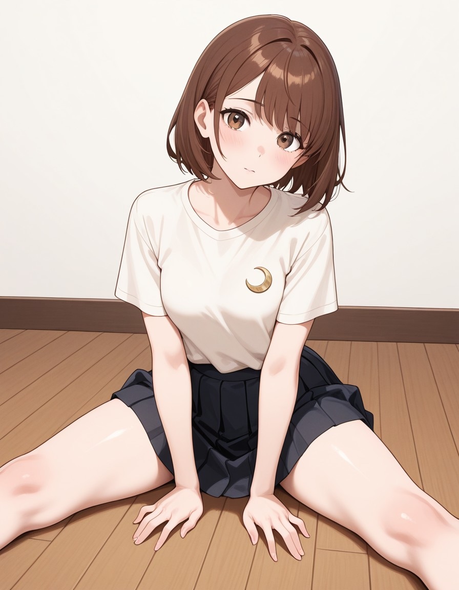 床にぺたん | の人気AIイラスト・グラビア