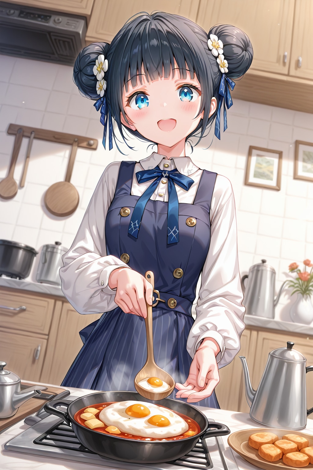 おだんごちゃん🍡✨と朝ごはん🍚✨