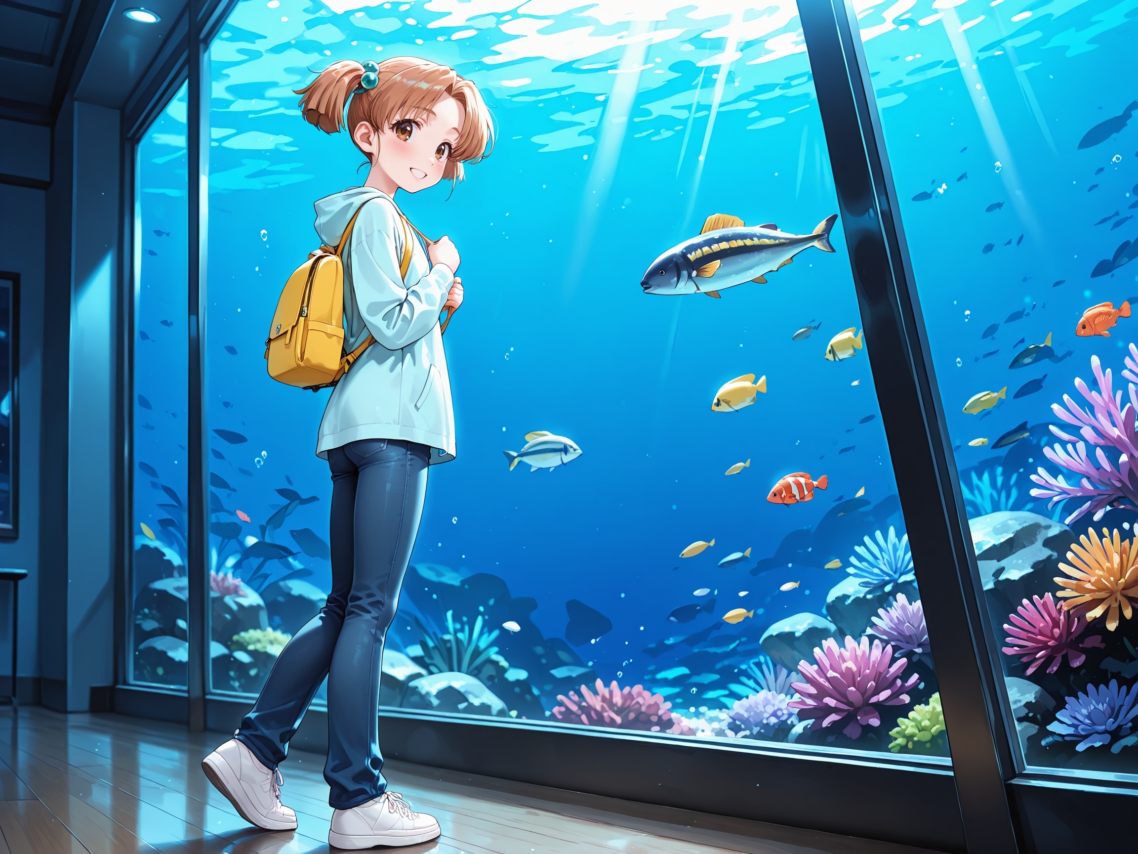 【センチ～if～】永倉えみる：中〇生時代②～デートを意識して…～【お試し版】 | の人気AIイラスト・グラビア