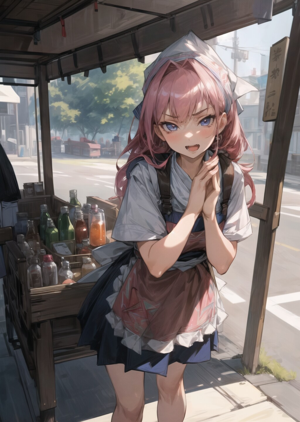 買うまで逃がさないタイプの売り子さん