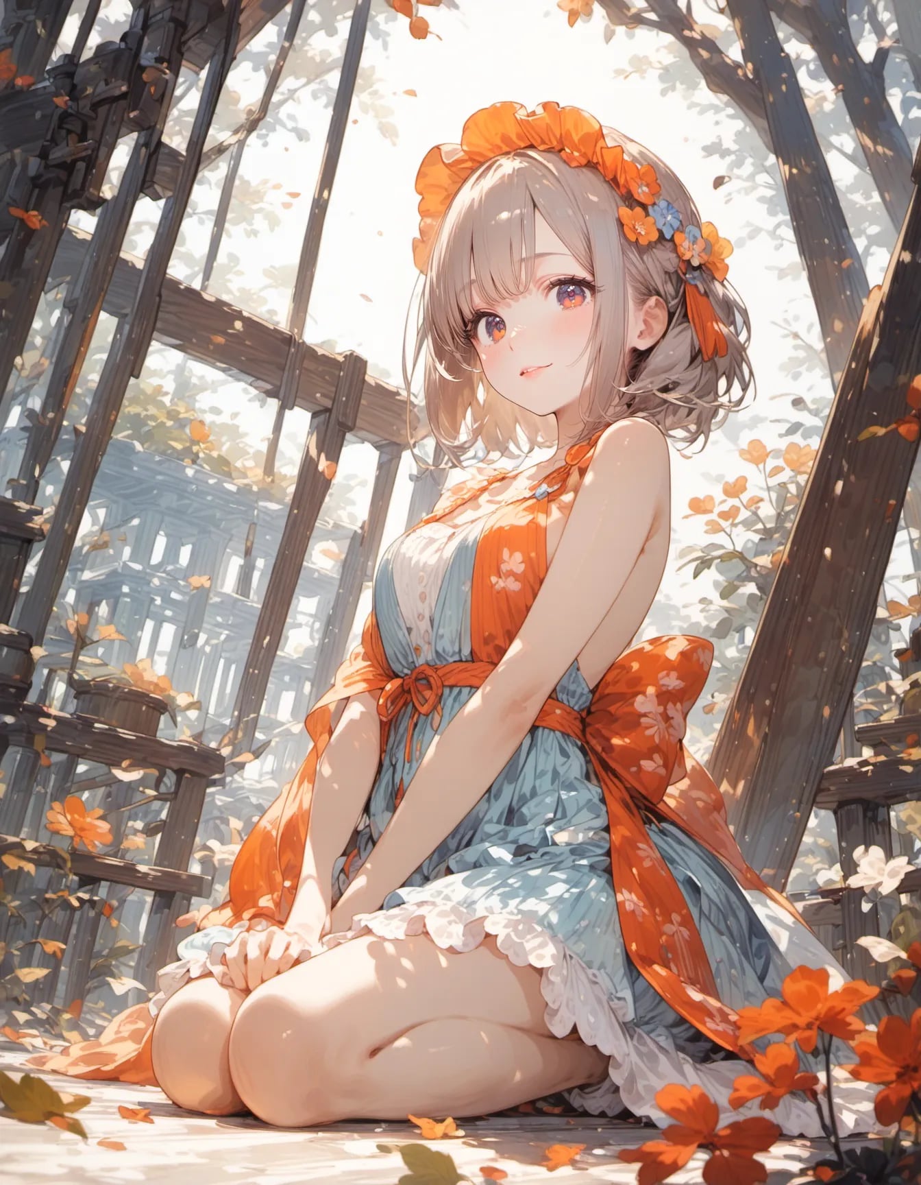 The Rustic Floral Muse | の人気AIイラスト・グラビア