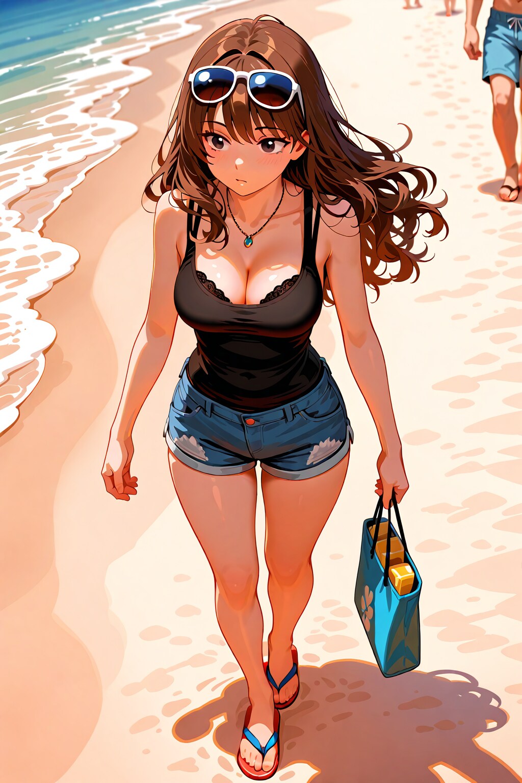 夏のビーチ