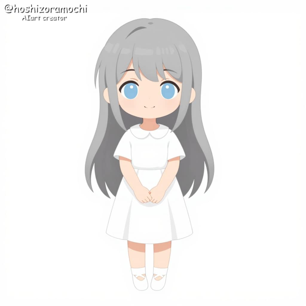 白い世界の清らかな天使