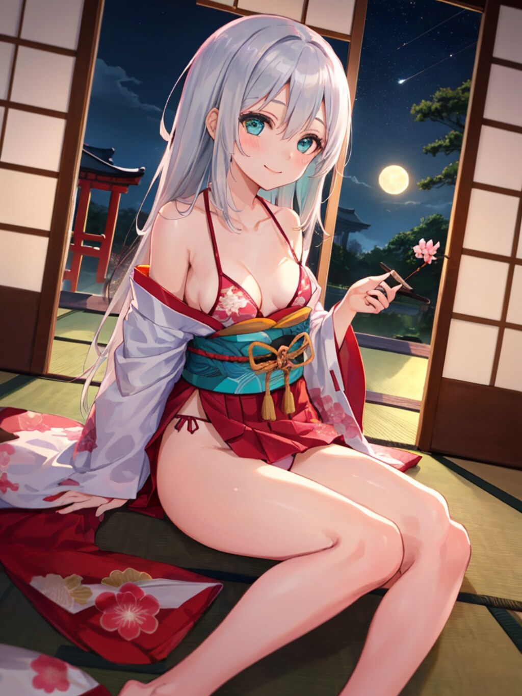 水着に和服は可愛いですか？