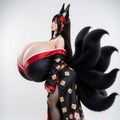 黒髪爆乳九尾の狐娘 7枚目