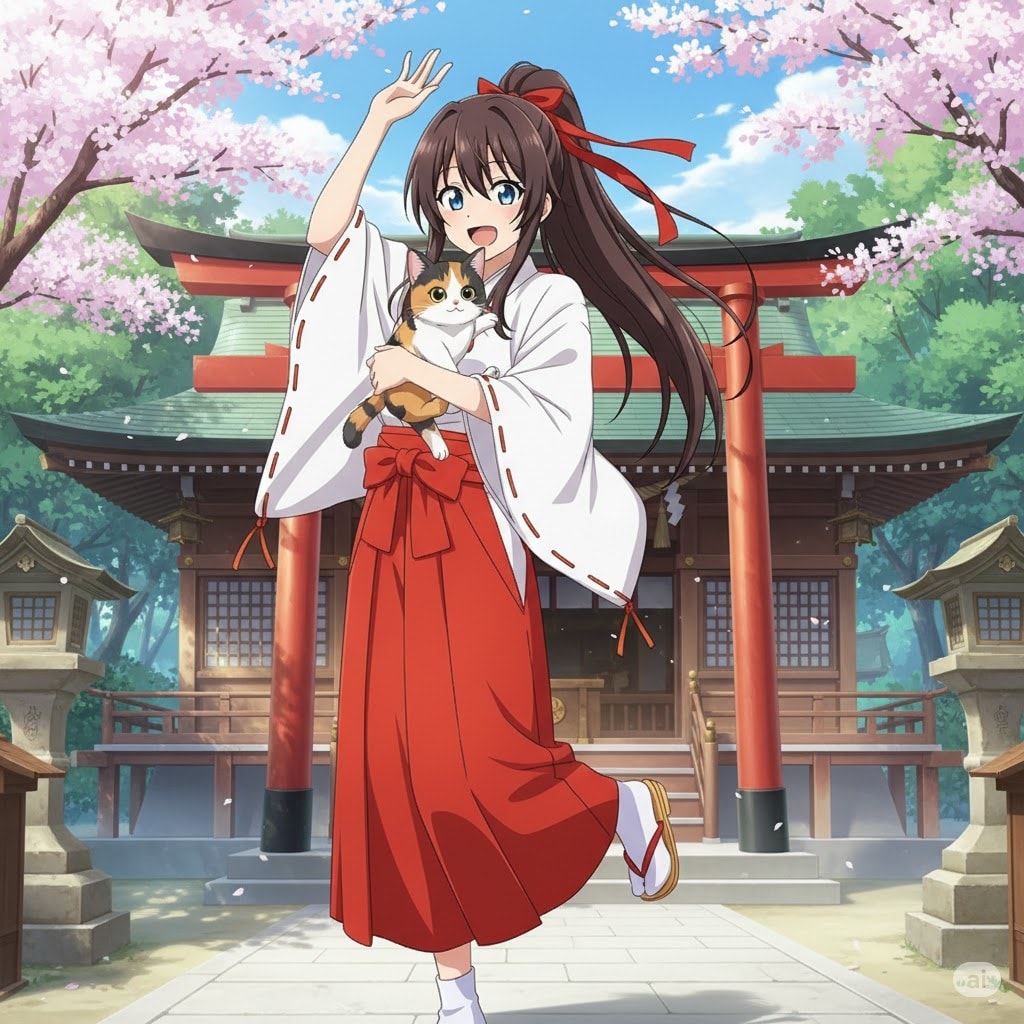 ねことみこ | の人気AIイラスト・グラビア