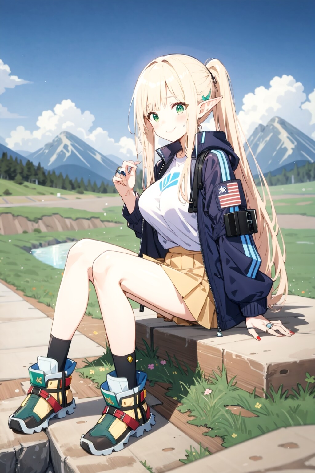 登山 | の人気AIイラスト・グラビア