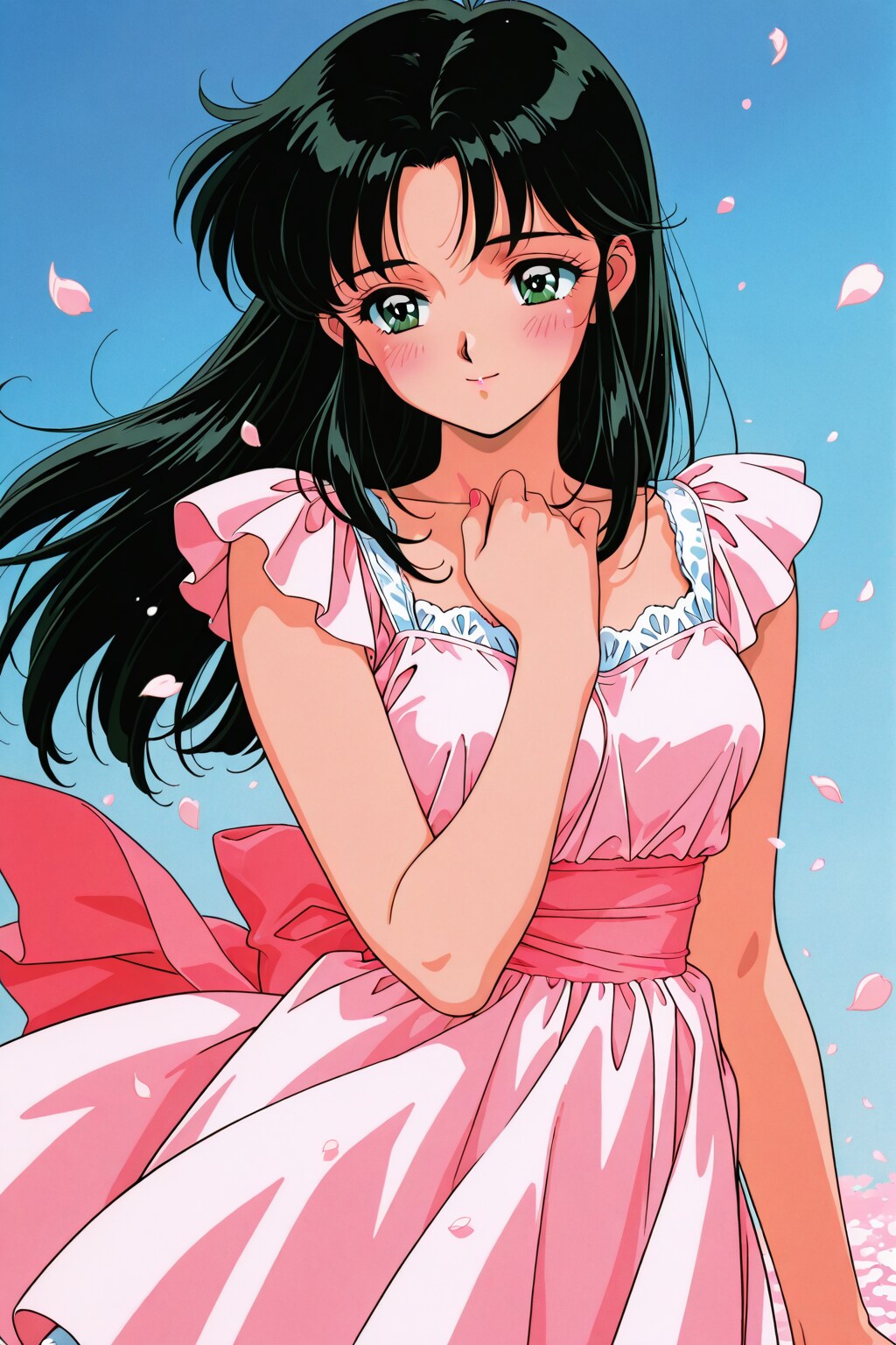 レトロな女の子