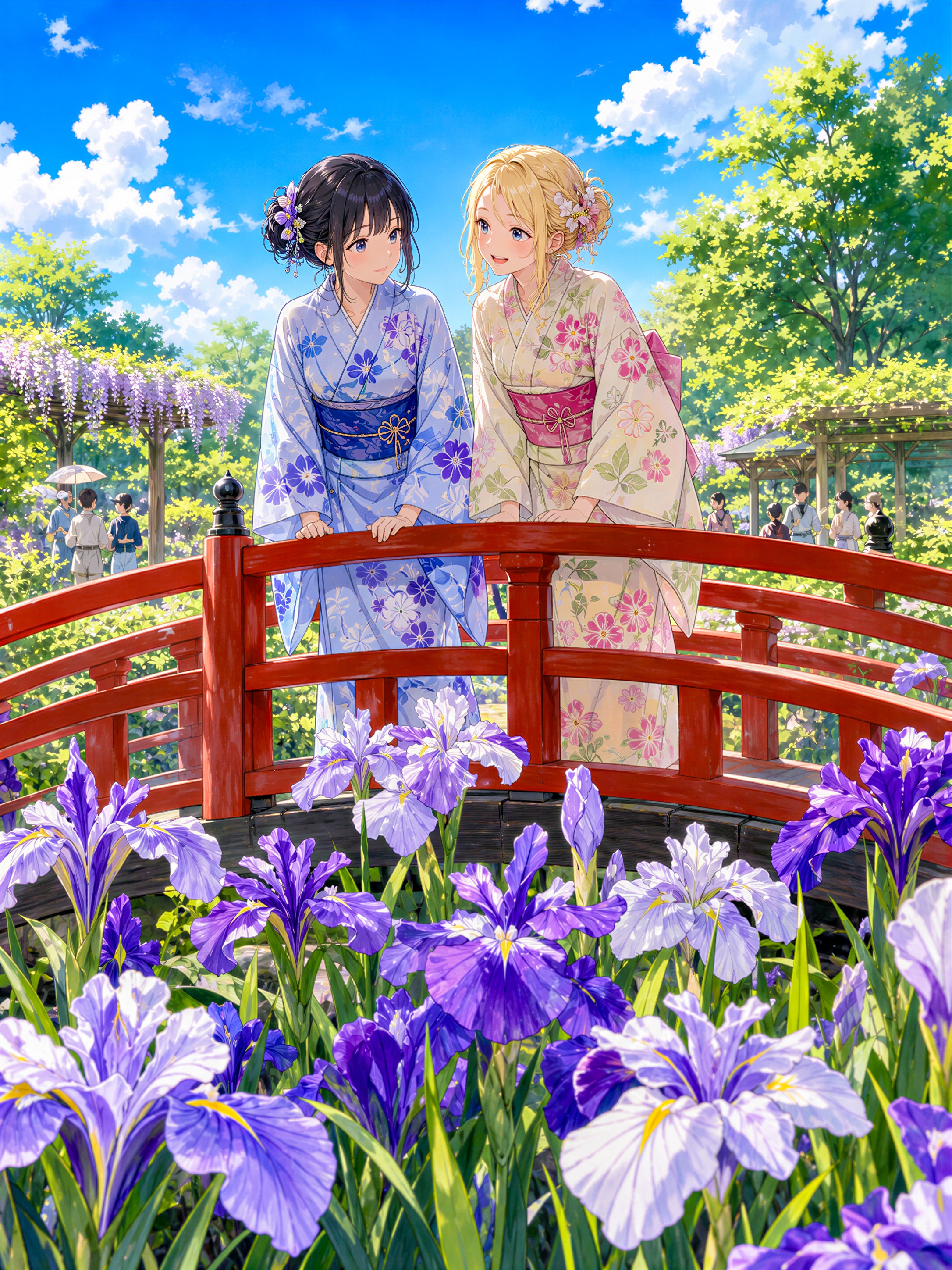 花菖蒲の午後