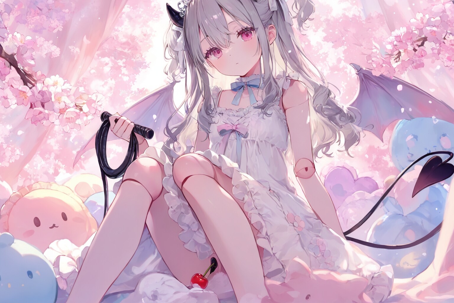 桜と悪魔