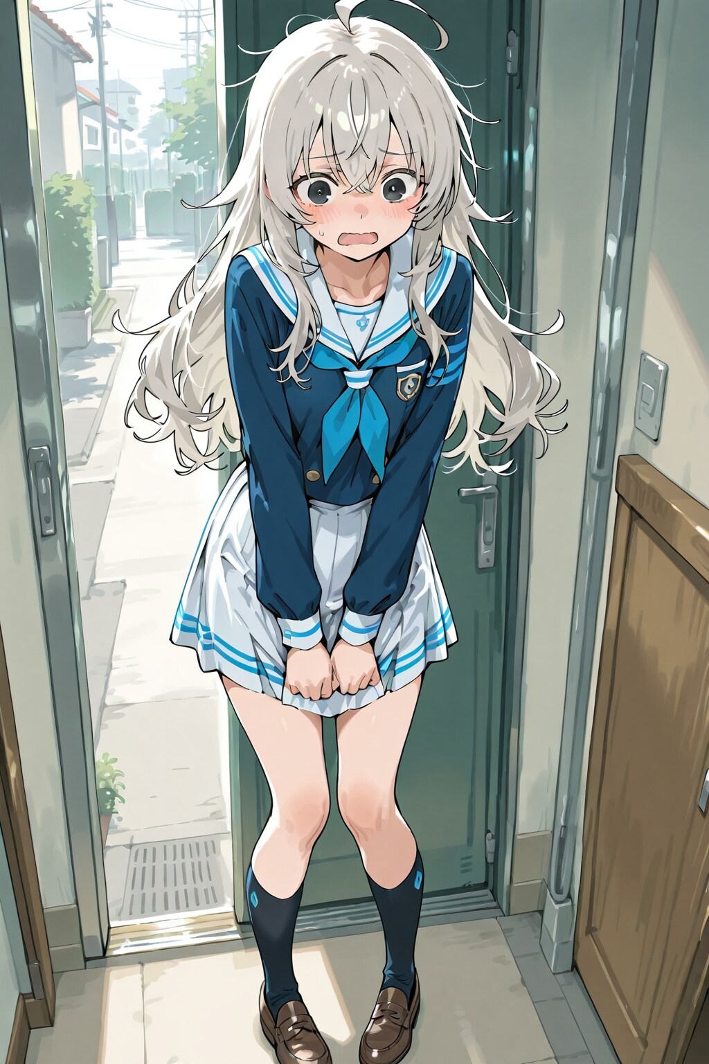 こういうスースーしたのは落ち着かなくて・・・