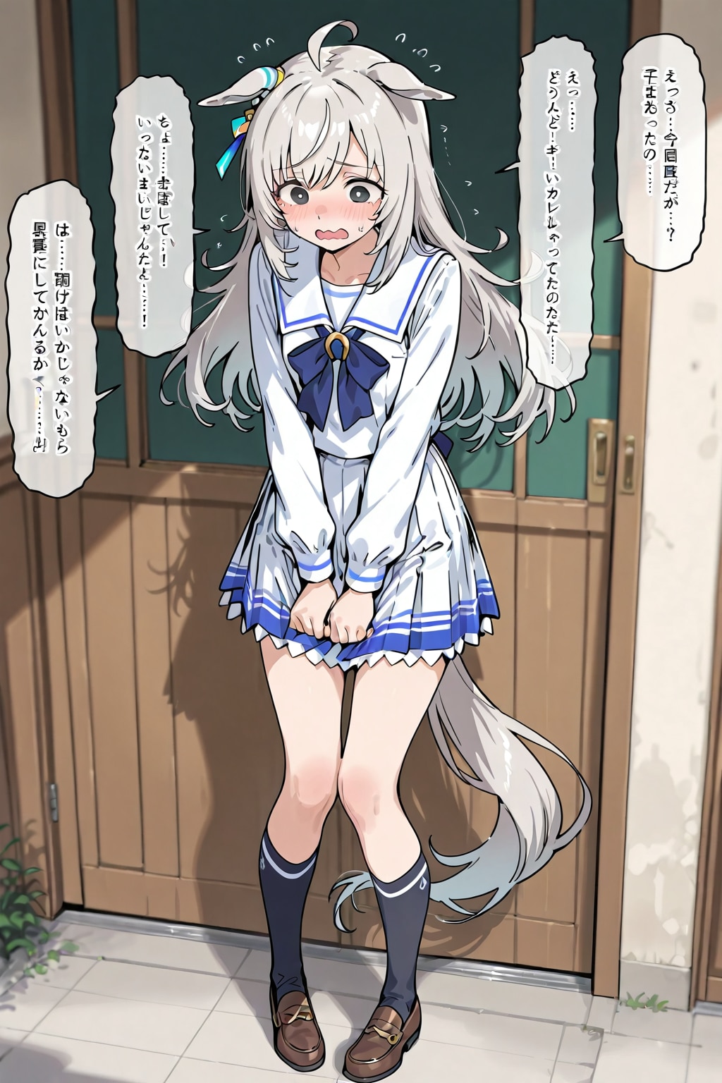 こういうスースーしたのは落ち着かなくて・・・ | の人気AIイラスト・グラビア