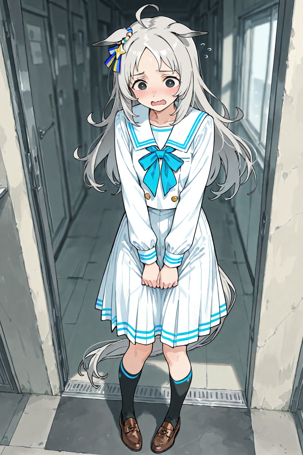 こういうスースーしたのは落ち着かなくて・・・