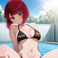 有馬かな×Pornhubビキニ 4枚目