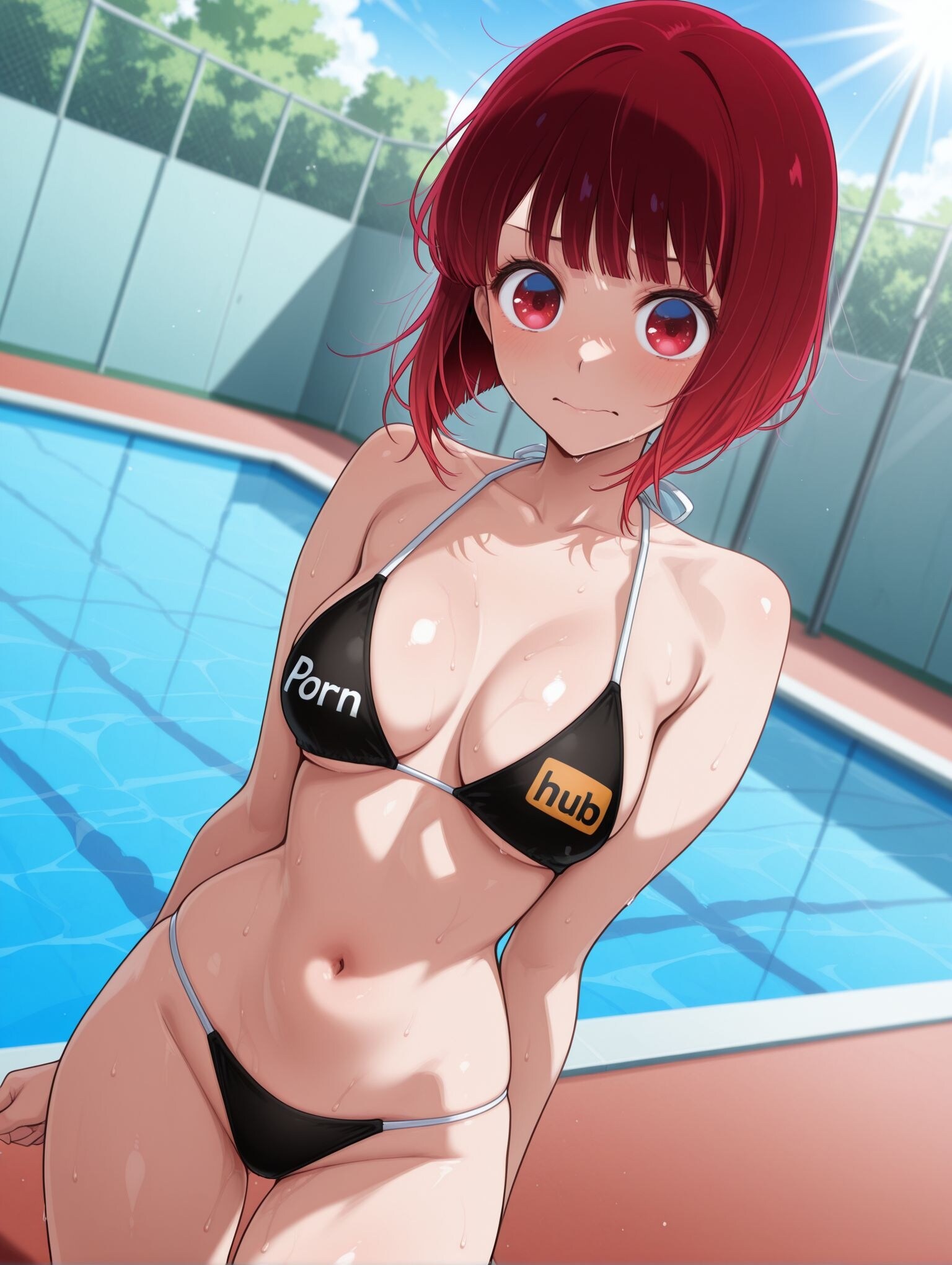 有馬かな×Pornhubビキニ