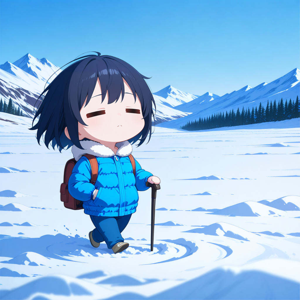 雪山歩き