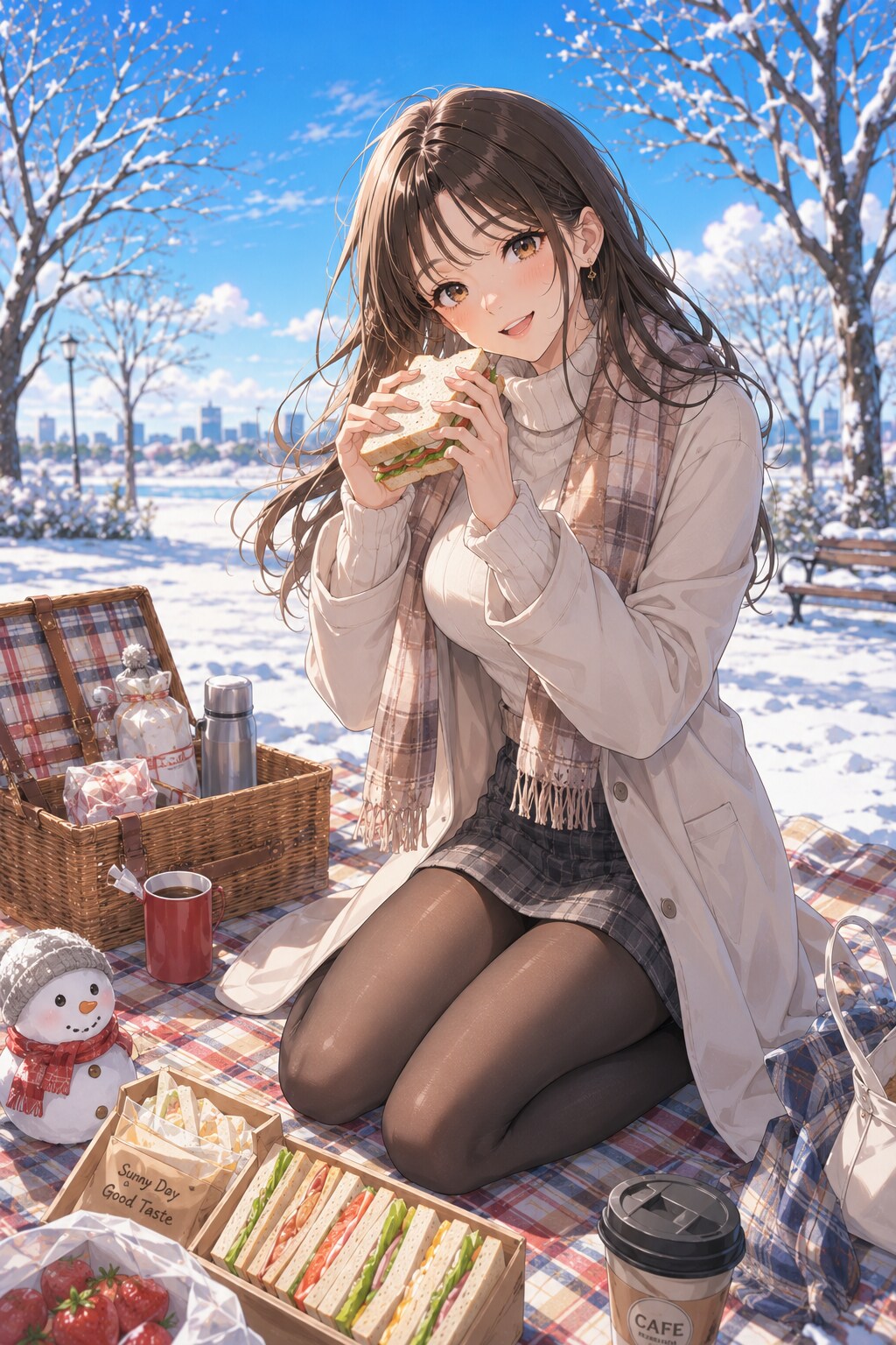 冬のピクニック