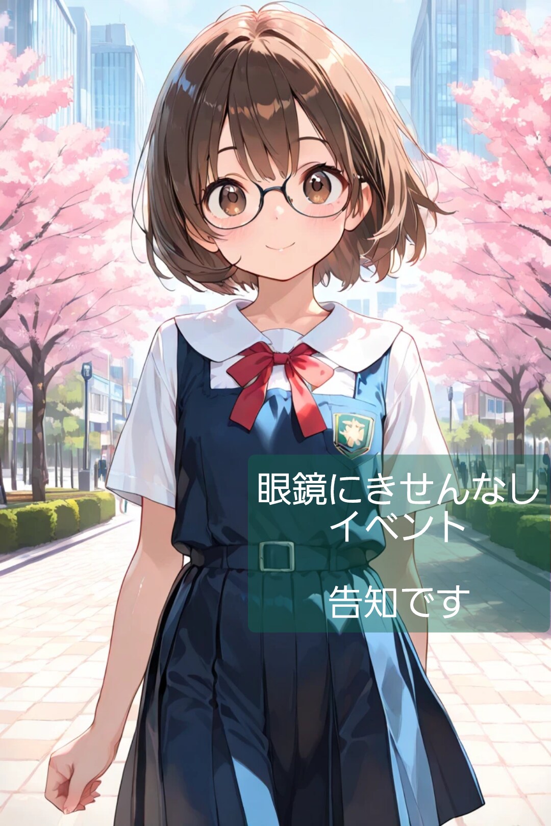 イベント告知眼鏡さん