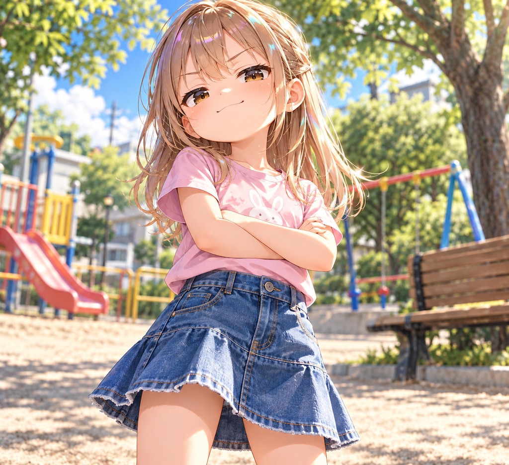 この公園は私が支配したわ(してない)☆
