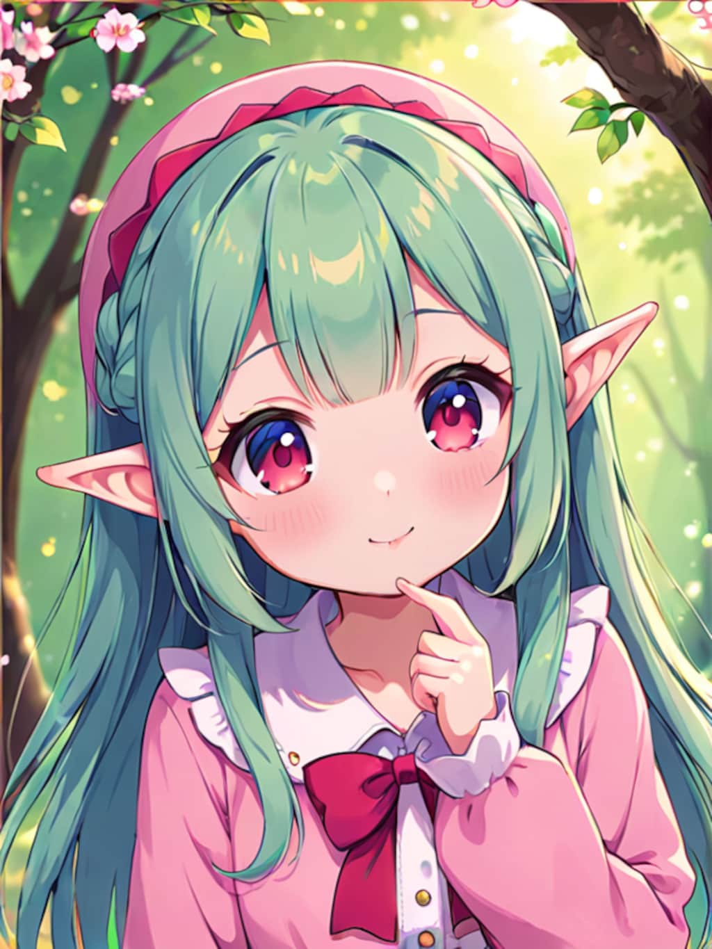 エルフのちびっこ女の子