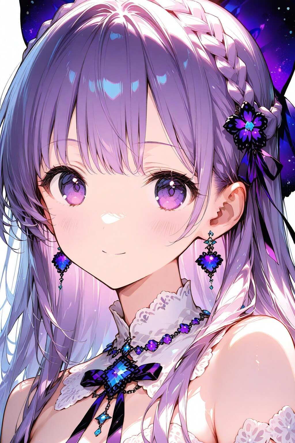 お嬢様の微笑み