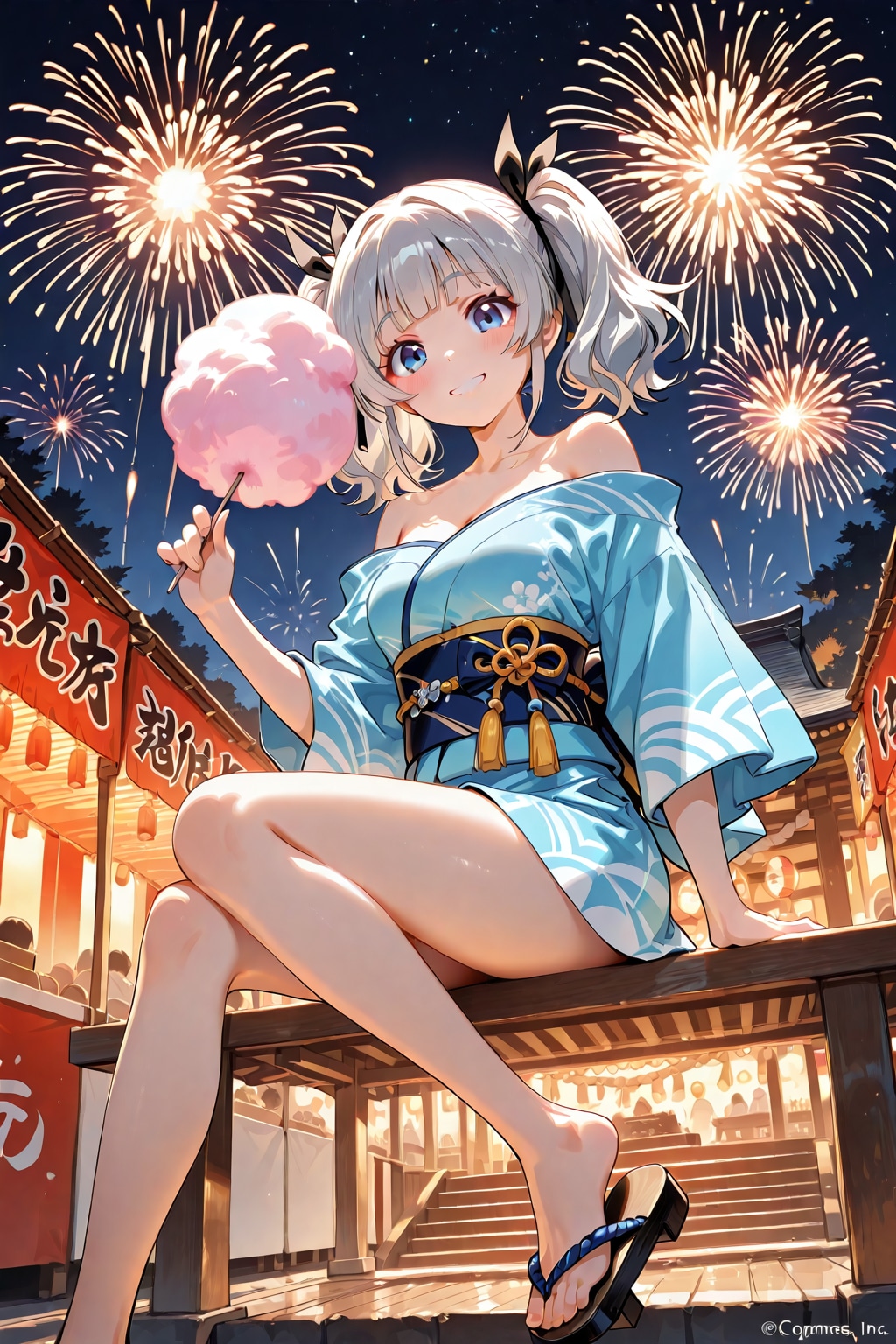 玲音と夏祭り