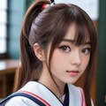 ポニーテール 2枚目