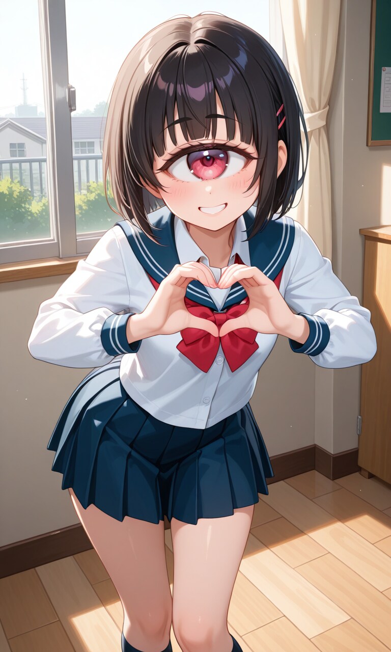 シンプルにかわいい単眼ちゃん | の人気AIイラスト・グラビア