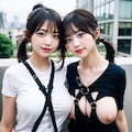 複数ランダム衣装+ボンテージ要素でポロリ 5枚目