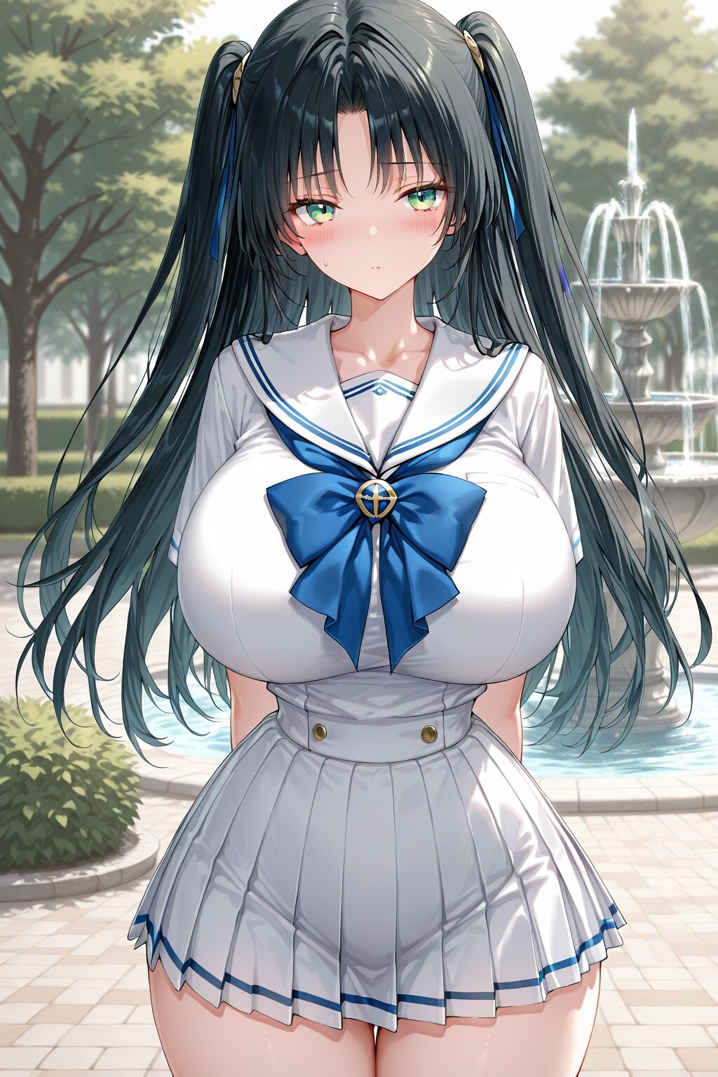 唯香とセーラー服デート