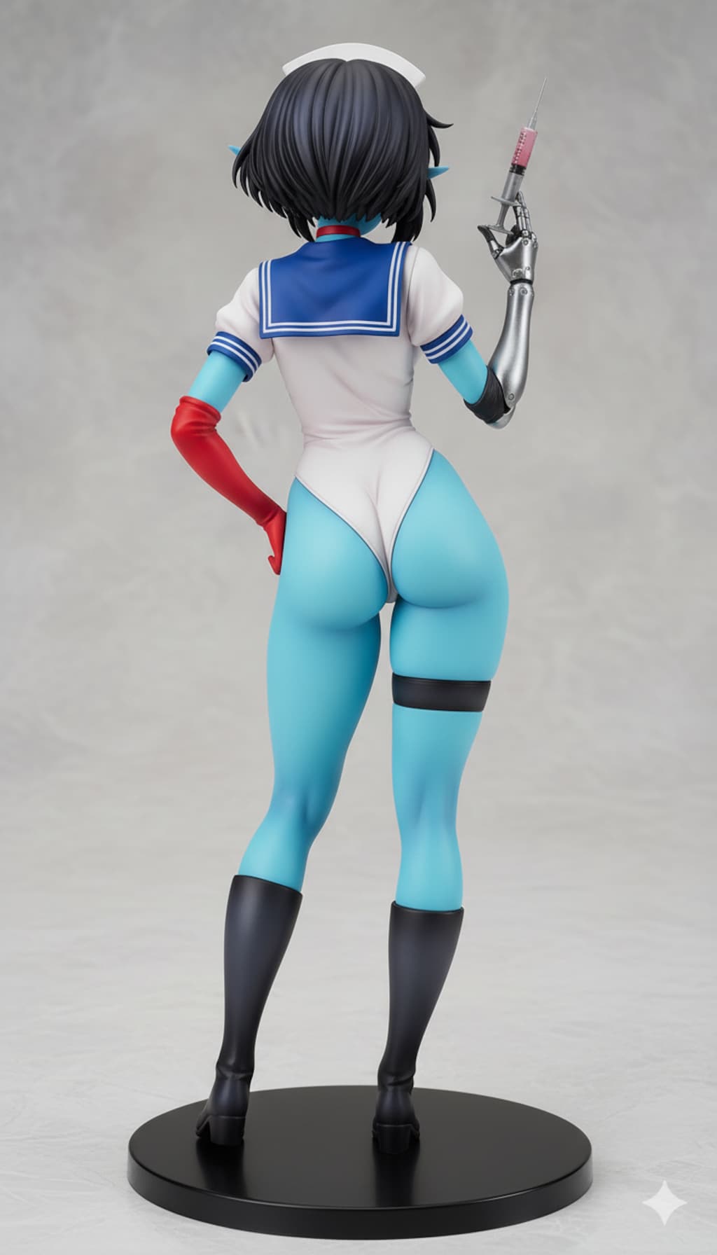 創作セー〇ームーン女怪人！ファージ（敵側の即席セーラー戦士ｗ）「セーラーデスナース」と架空フィギュア化♪