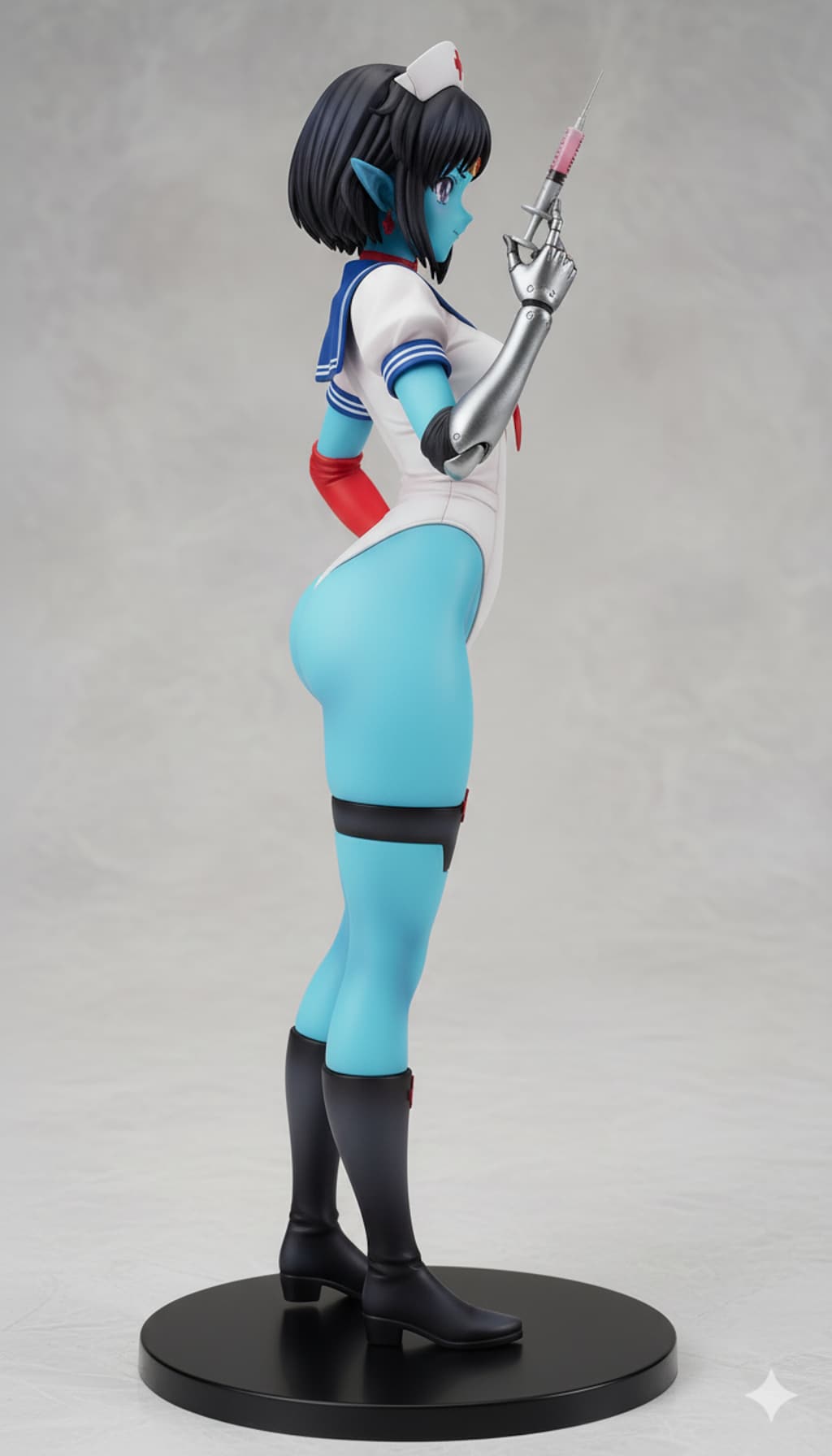 創作セー〇ームーン女怪人！ファージ（敵側の即席セーラー戦士ｗ）「セーラーデスナース」と架空フィギュア化♪