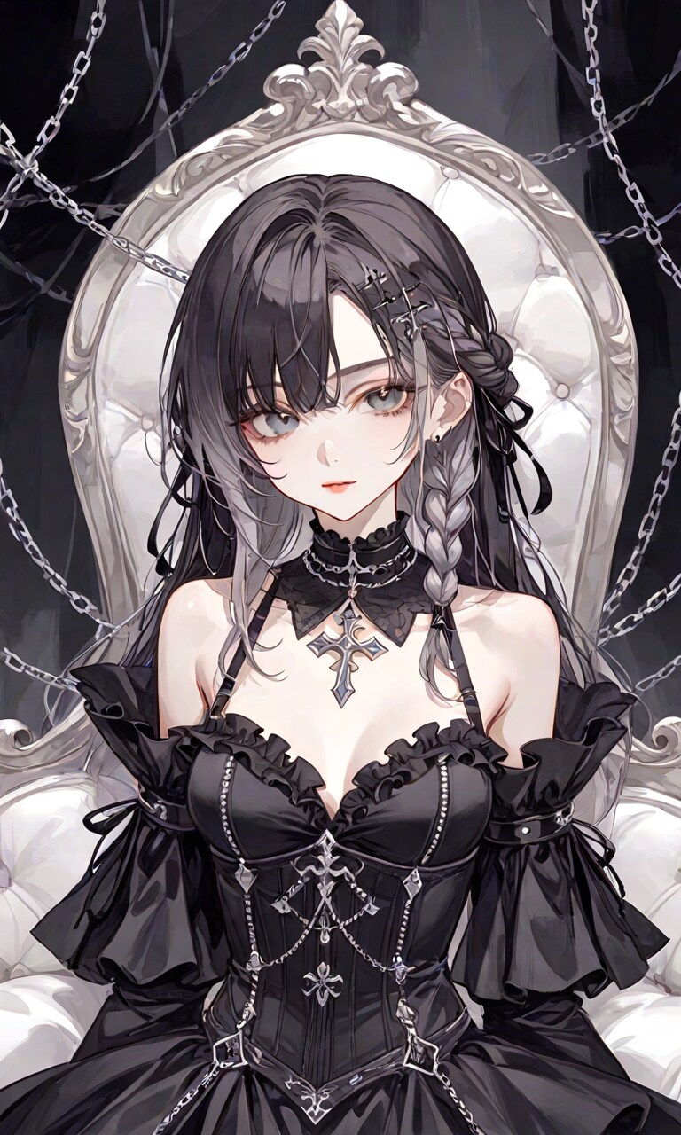 ゴスロリガール | の人気AIイラスト・グラビア