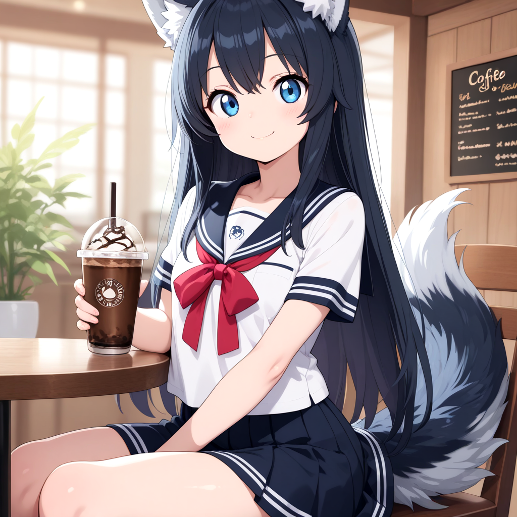 今日は冷コーの日【織慈ナルヨ】 | の人気AIイラスト・グラビア