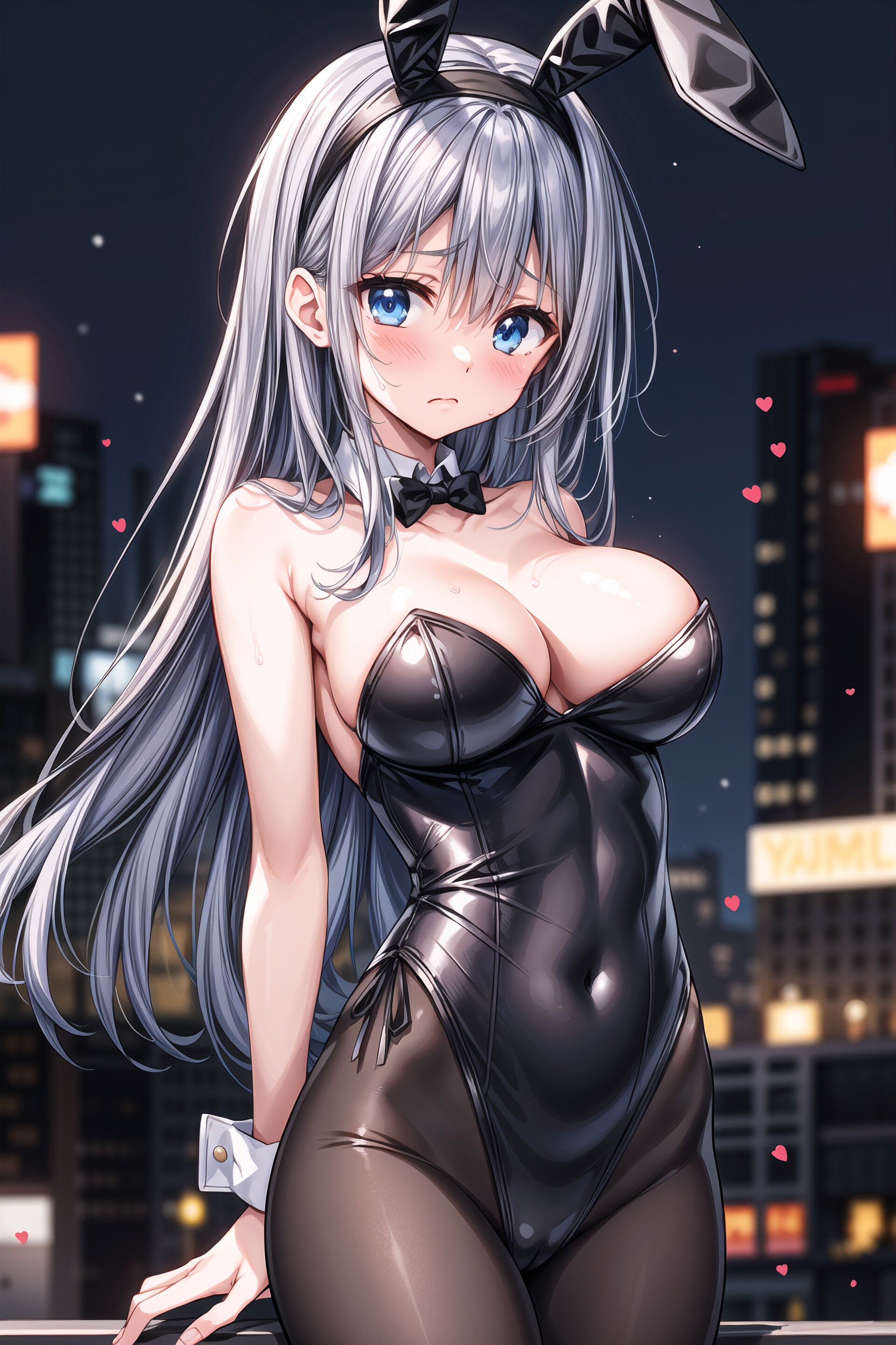 銀髪ちゃん・うさぎ