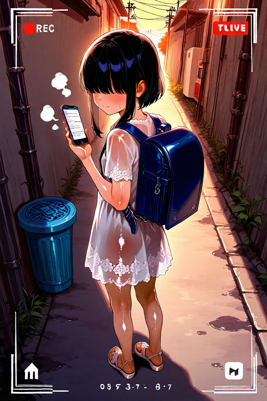 【検証用】路地裏の少女