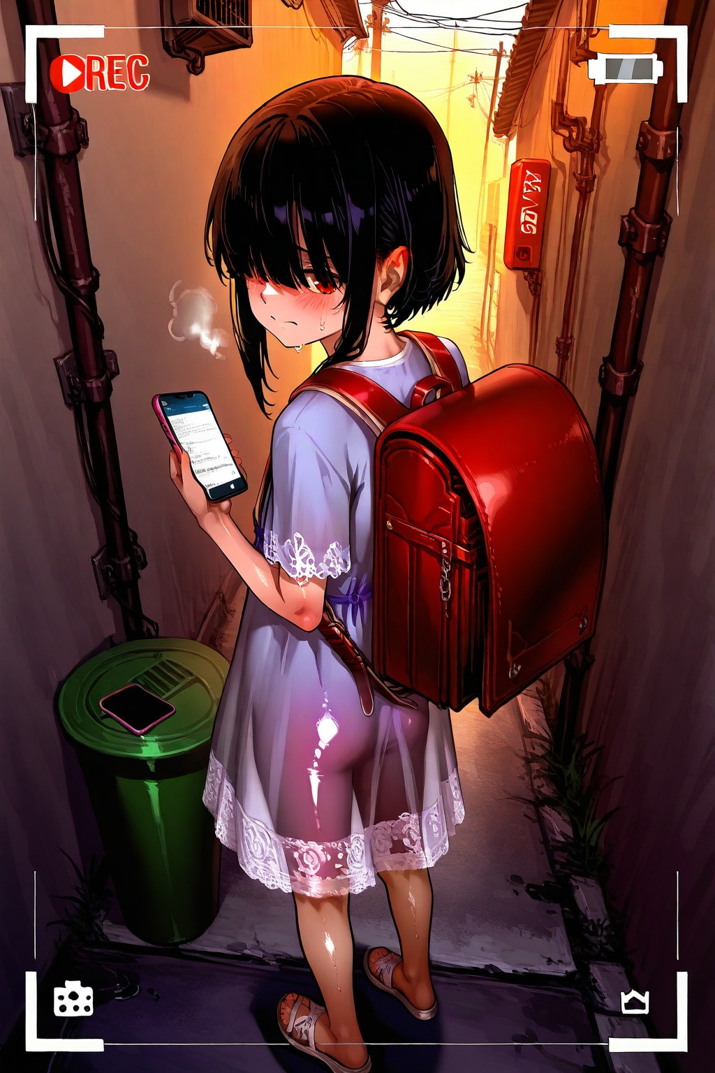 【検証用】路地裏の少女