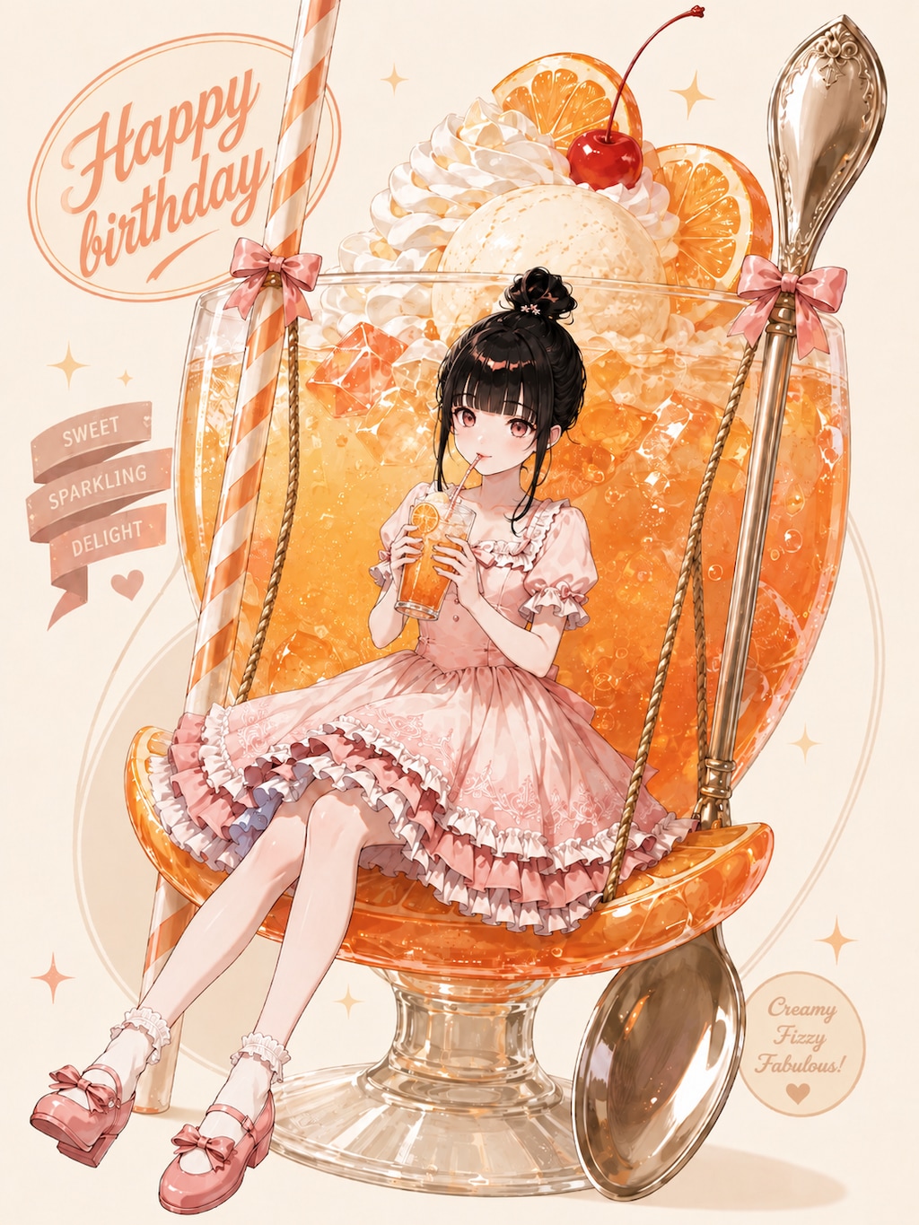 【FA】お団子姫さんお誕生日おめでとうございます🍊✨