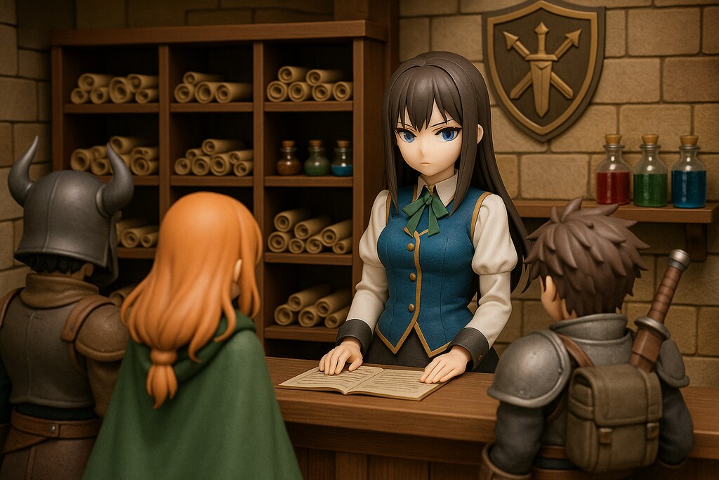 ギルドのお姉さん