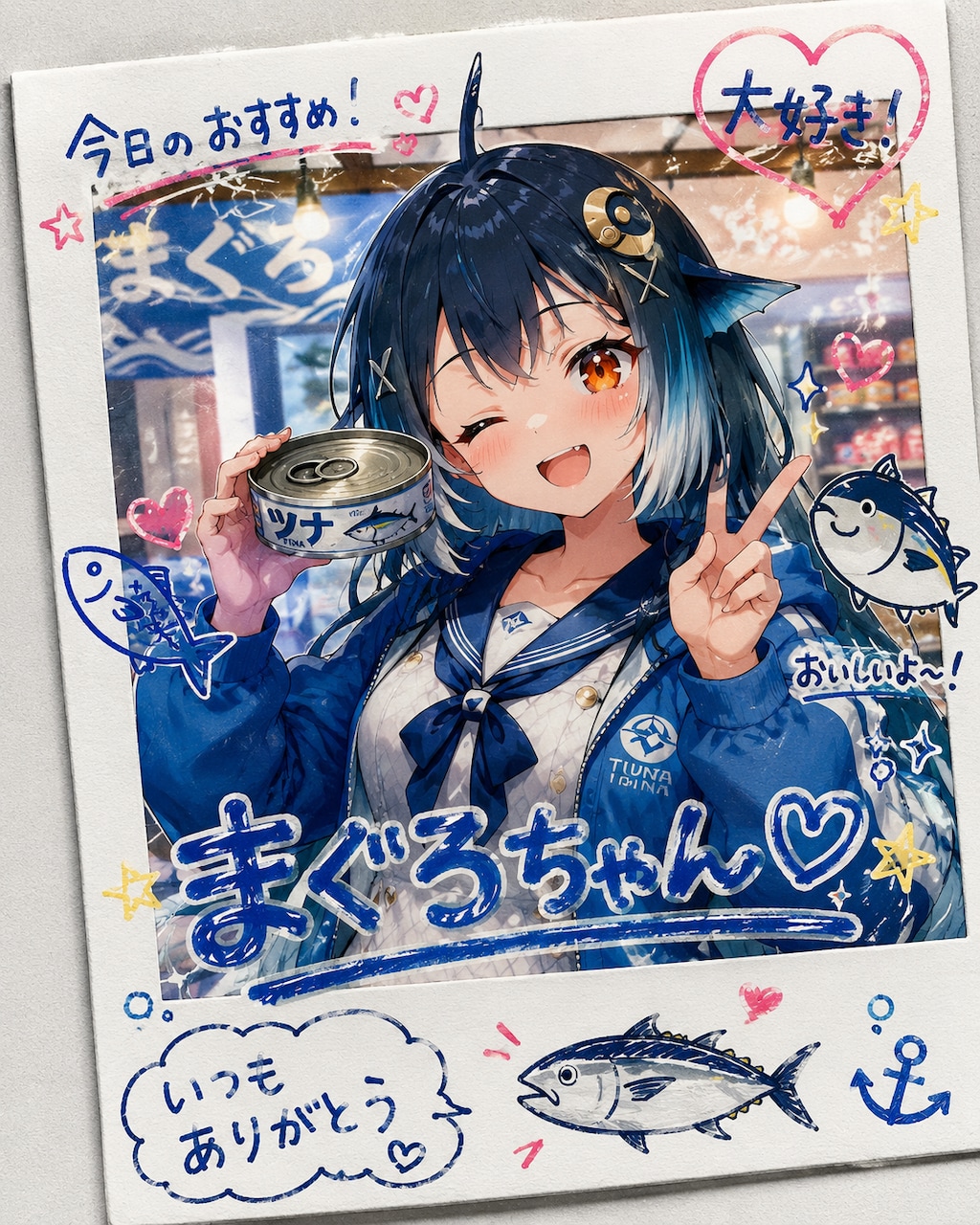 マグロちゃんのツナ缶