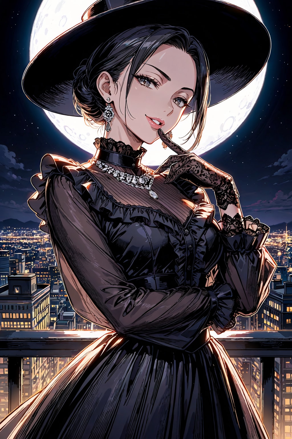 月夜の淑女