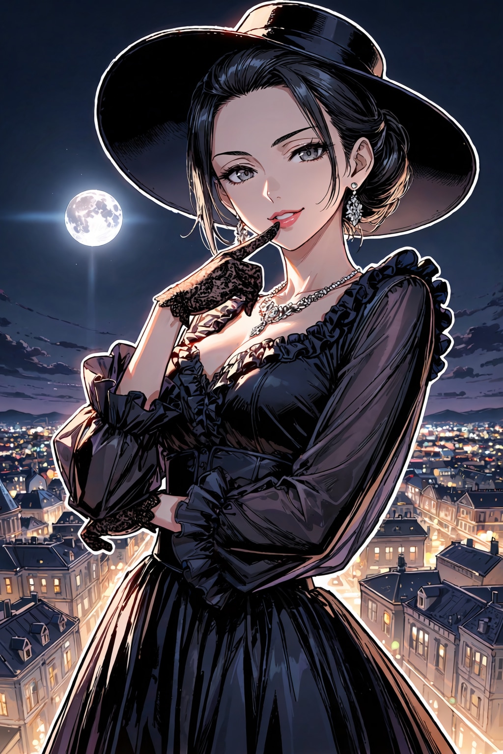 月夜の淑女