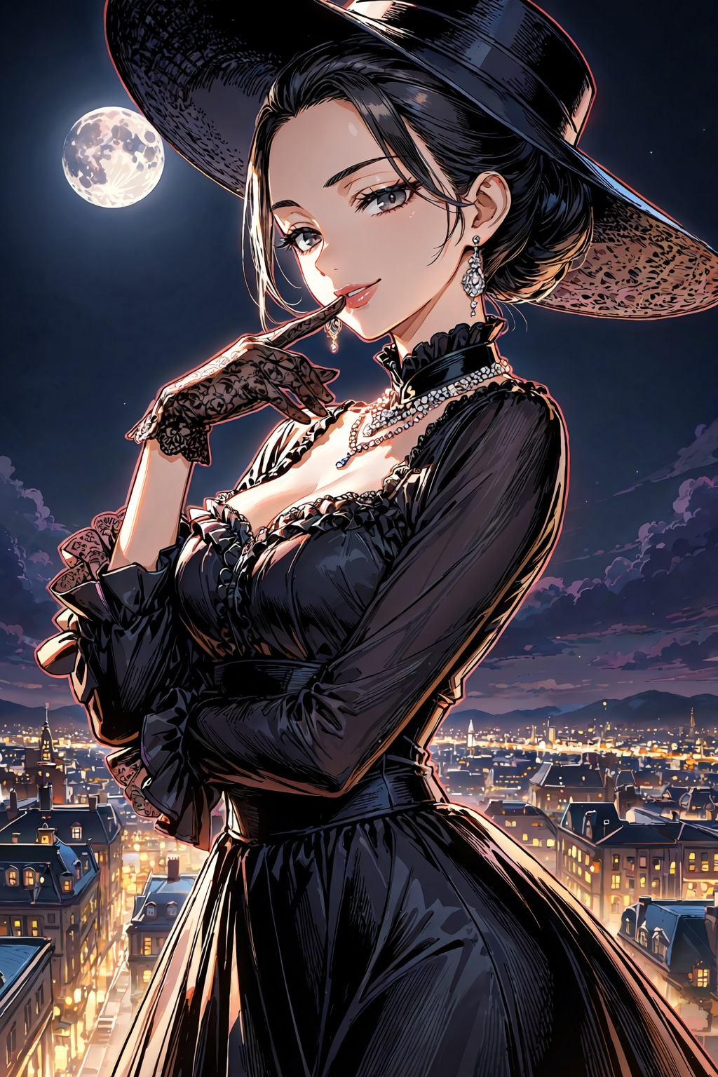 月夜の淑女