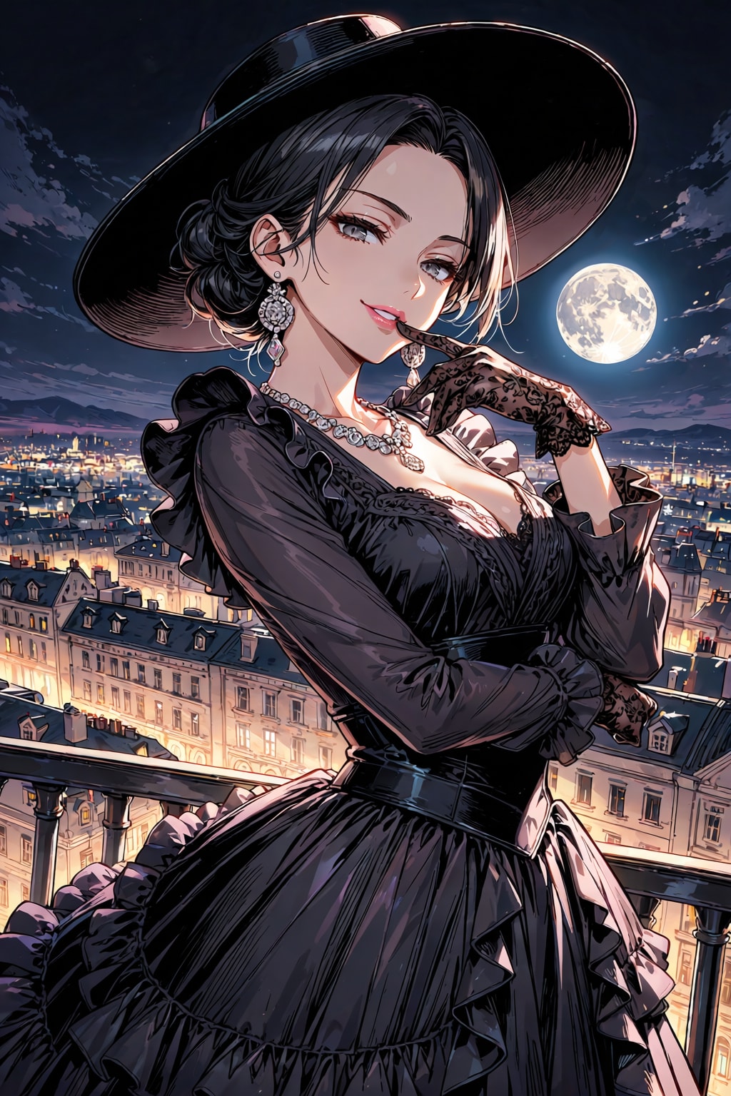 月夜の淑女